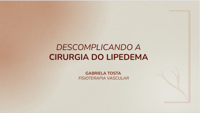 6 – Cirurgia do lipedema